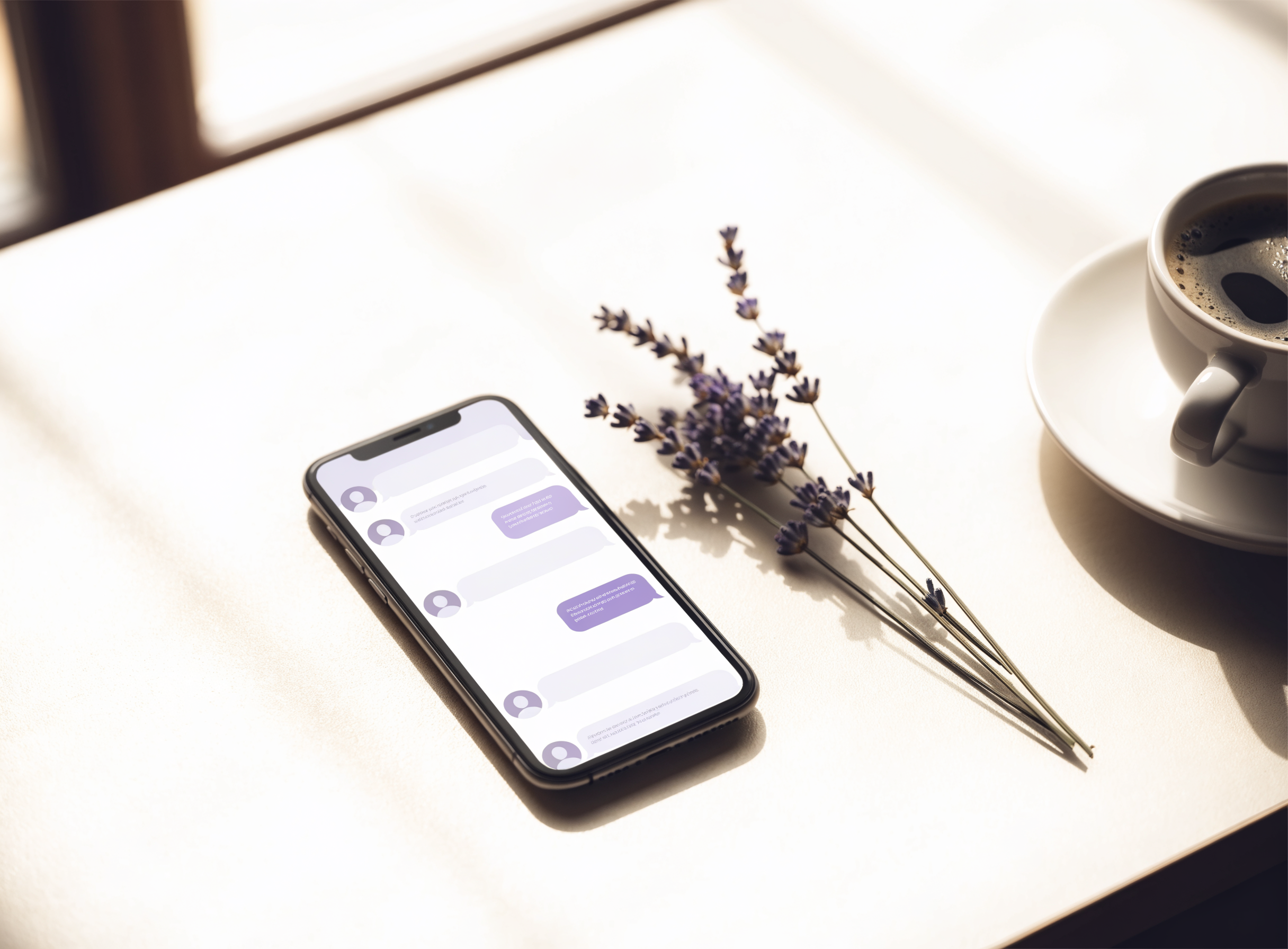 Smartphone showing a private Telegram community